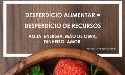 O Desperdício de Alimentos é um Desperdício de Recursos!